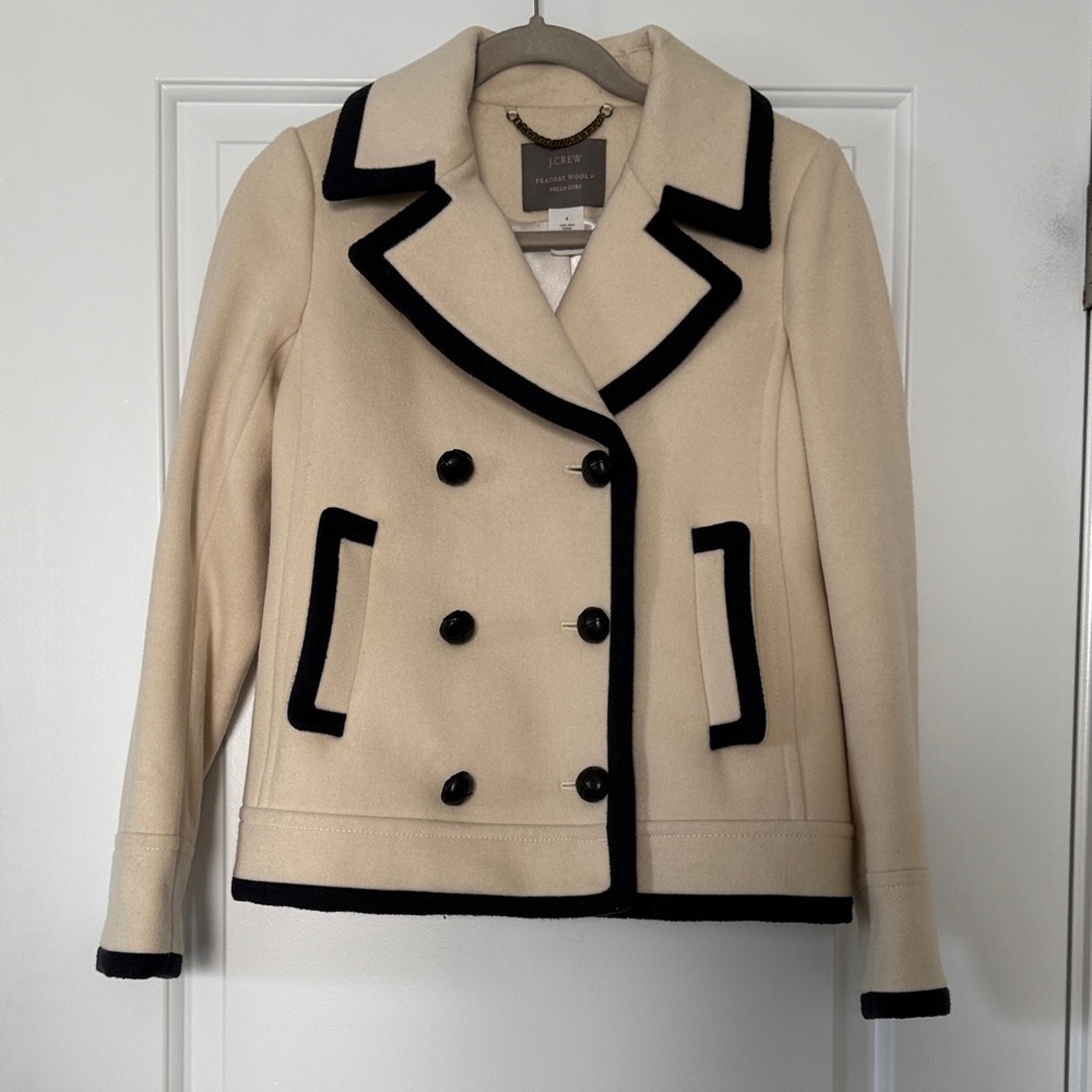 J Crew Peacoat Wool Nello Gori